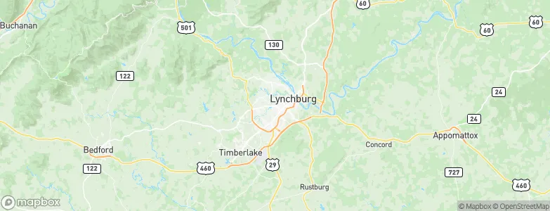 West Lynchburg, United States Map