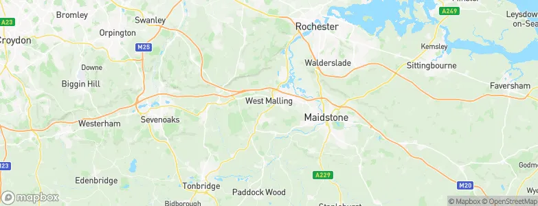 West Malling, United Kingdom Map