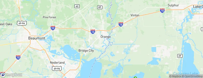 West Orange, United States Map