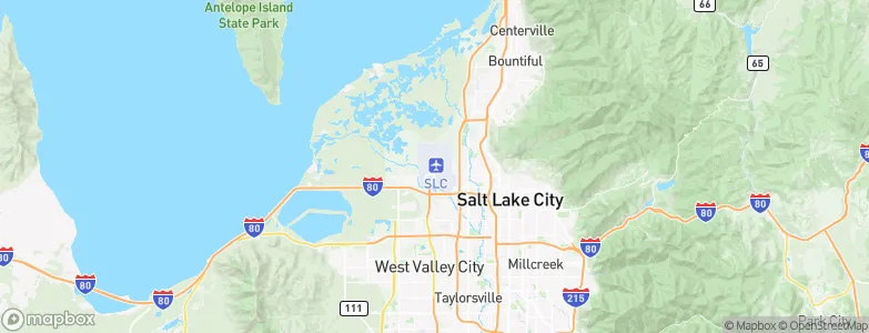 West Salt Lake, United States Map