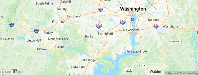 West Springfield, United States Map