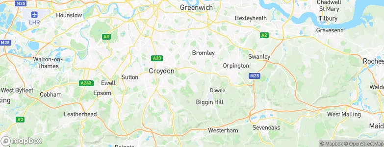West Wickham, United Kingdom Map