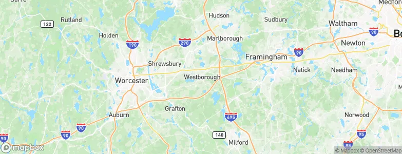 Westborough, United States Map