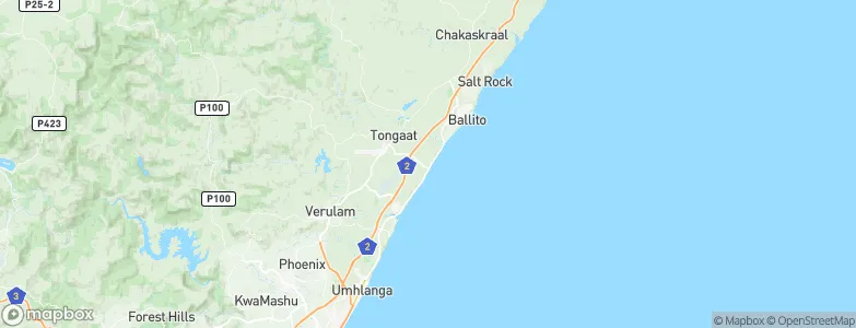 Westbrook, South Africa Map