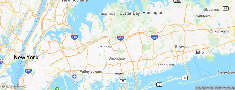 Westbury, United States Map