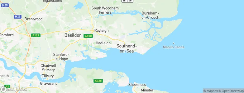 Westcliff-on-Sea, United Kingdom Map