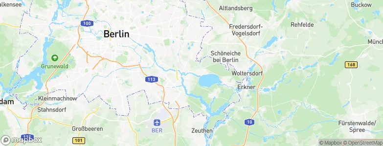 Westend, Germany Map