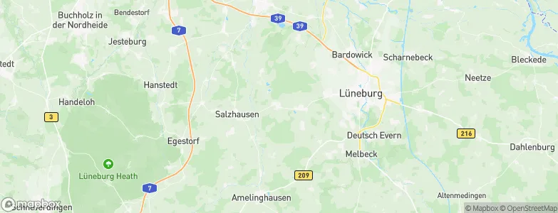 Westergellersen, Germany Map