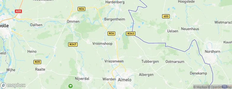 Westerhaar-Vriezenveensewijk, Netherlands Map