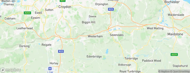 Westerham, United Kingdom Map