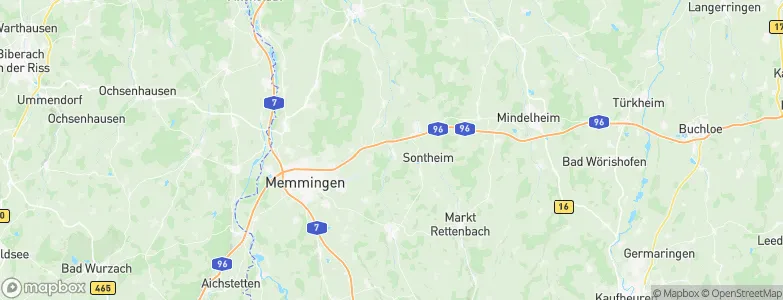 Westerheim, Germany Map