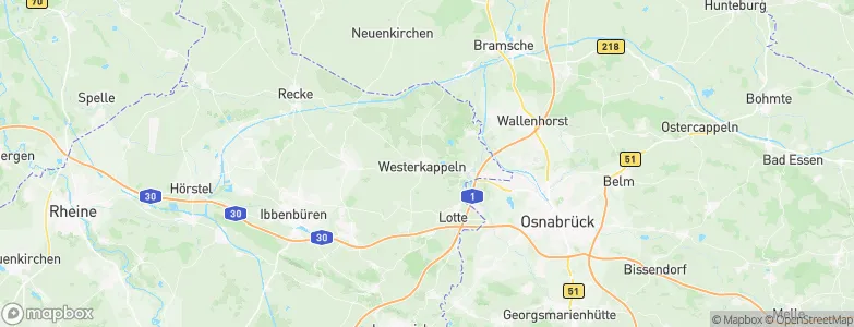Westerkappeln, Germany Map
