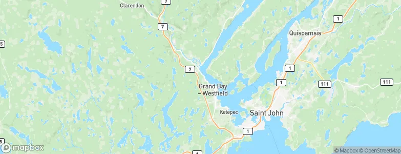 Westfield Beach, Canada Map