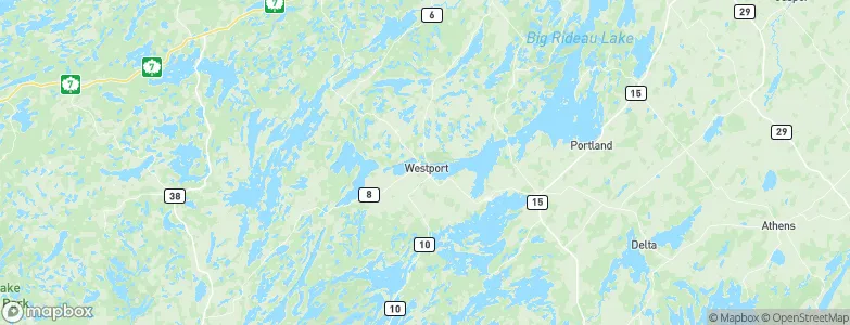 Westport, Canada Map