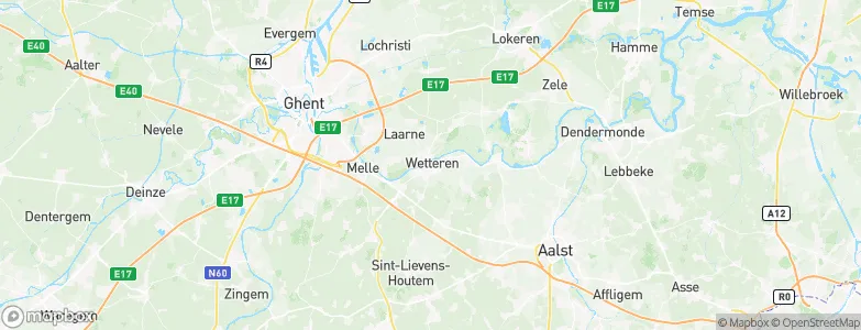 Wetteren, Belgium Map