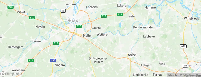 Wetteren, Belgium Map