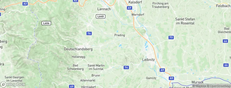 Wettmannstätten, Austria Map