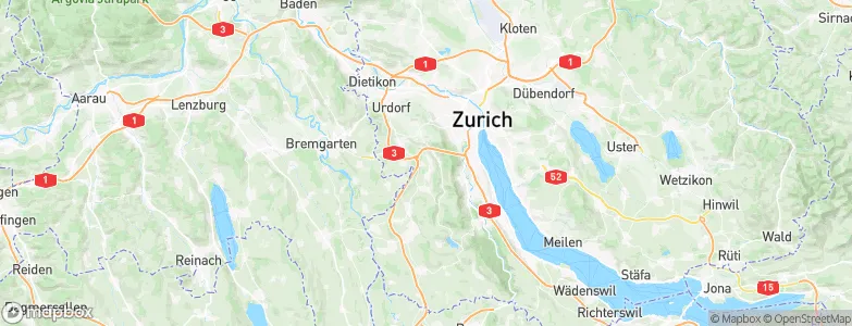Wettswil am Albis, Switzerland Map