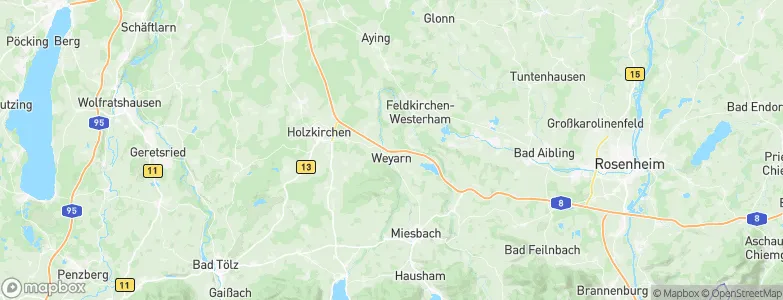 Weyarn, Germany Map
