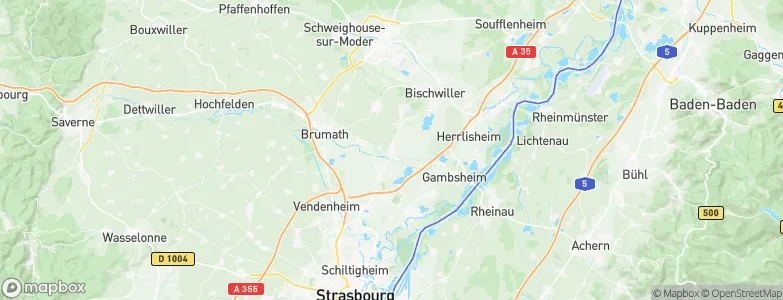 Weyersheim, France Map