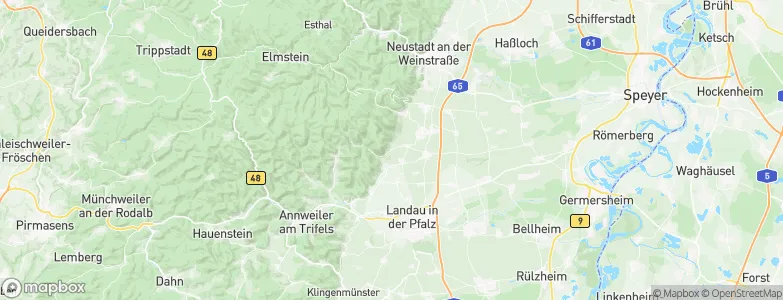 Weyher, Germany Map