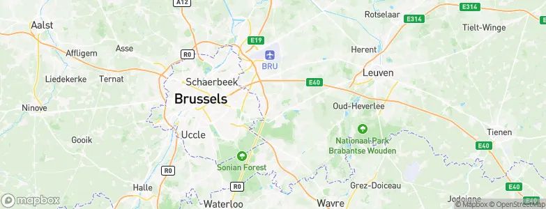 Wezembeek-Oppem, Belgium Map