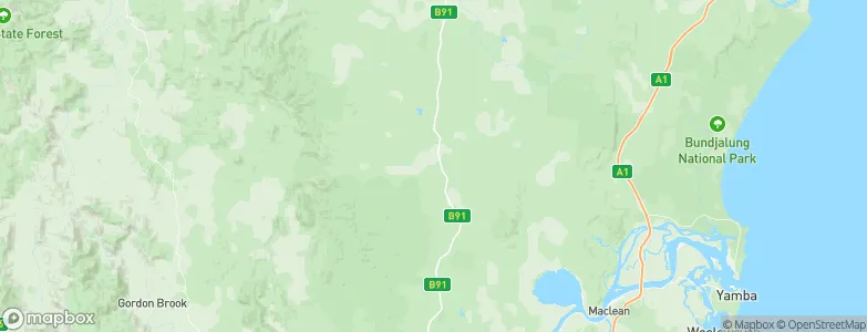 Whiporie, Australia Map