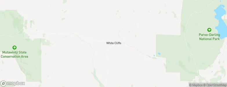 White Cliffs, Australia Map