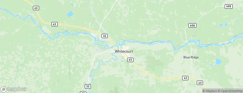 Whitecourt, Canada Map