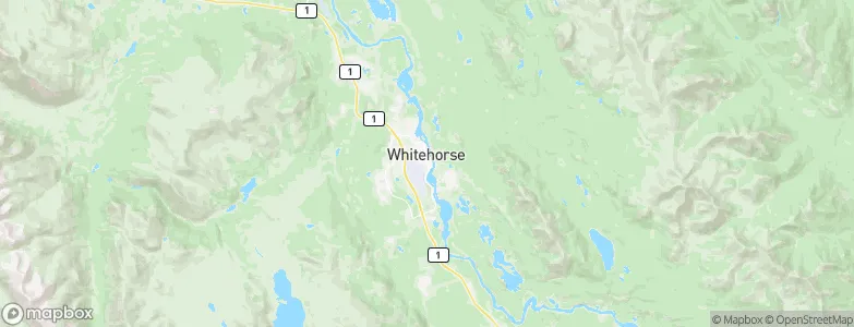 Whitehorse, Canada Map