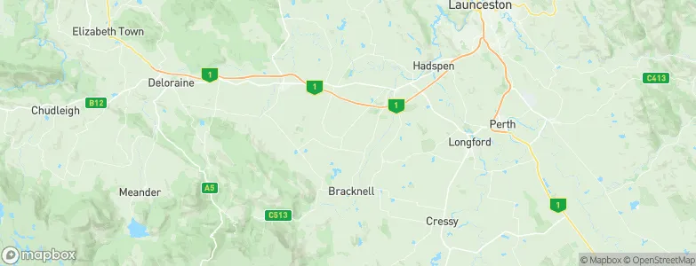 Whitemore, Australia Map