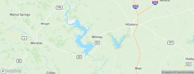 Whitney, United States Map