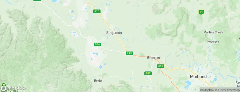 Whittingham, Australia Map