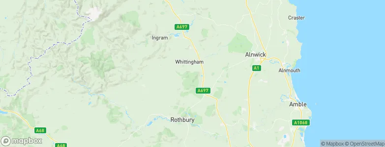 Whittingham, United Kingdom Map