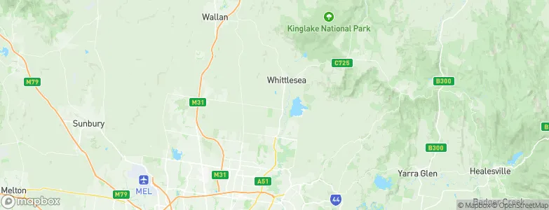 Whittlesea, Australia Map