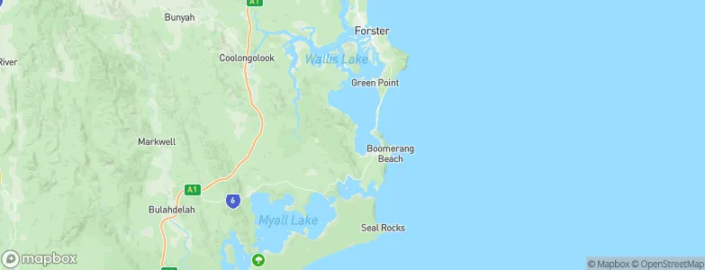 Whoota, Australia Map
