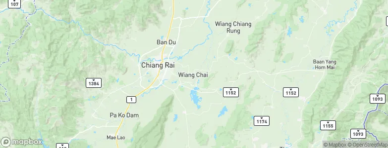 Wiang Chai, Thailand Map