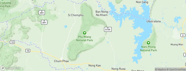 Wiang Kao, Thailand Map