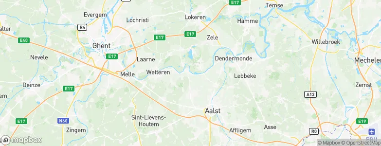 Wichelen, Belgium Map