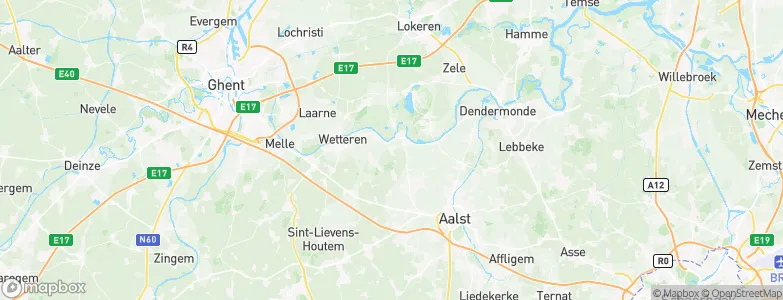 Wichelen, Belgium Map