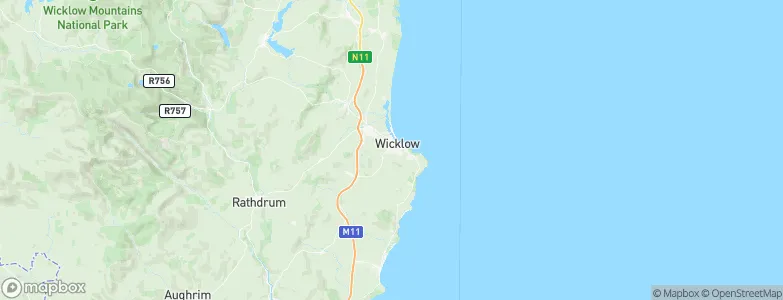 Wicklow, Ireland Map