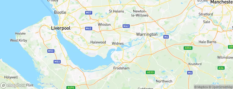 Widnes, United Kingdom Map