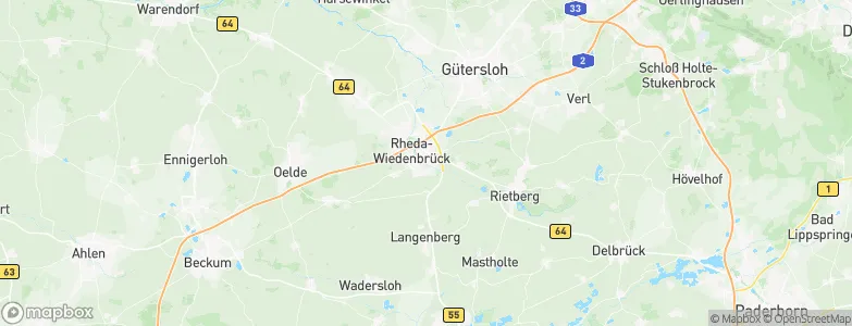 Wiedenbrück, Germany Map
