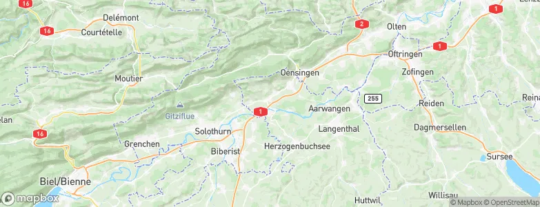 Wiedlisbach, Switzerland Map