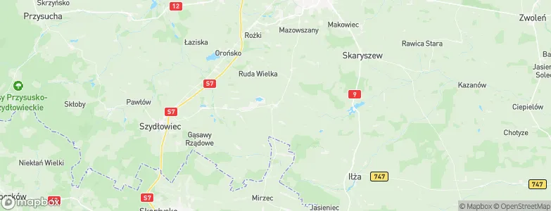 Wierzbica, Poland Map