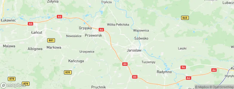 Wierzbna, Poland Map