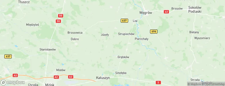Wierzbno, Poland Map