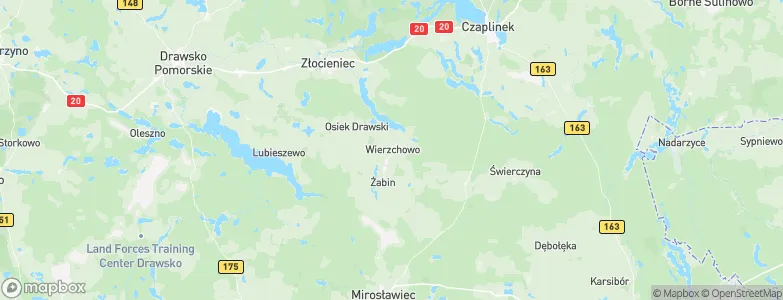 Wierzchowo, Poland Map
