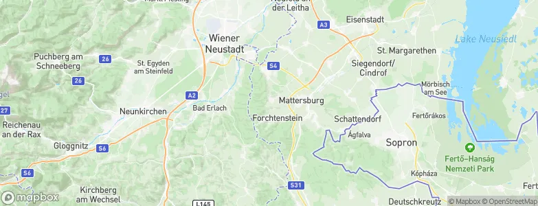 Wiesen, Austria Map