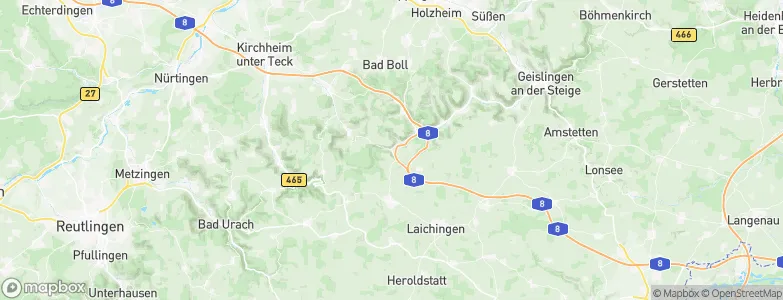 Wiesensteig, Germany Map